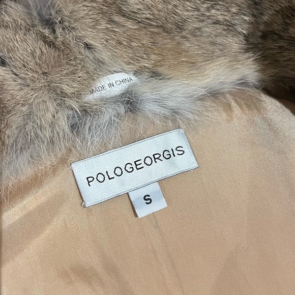 Pologeorgis Rabbit Fur Vest- Small. Perfect Condition - Picture 5 of 6